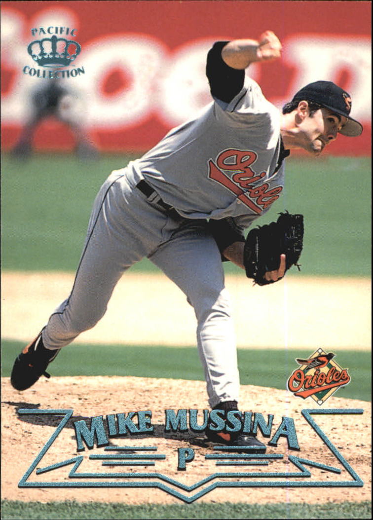 1998 Pacific Platinum Blue #28 Mike Mussina