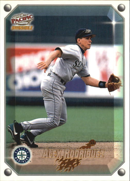 1998 Pacific Invincible Gems of the Diamond #96 Alex Rodriguez
