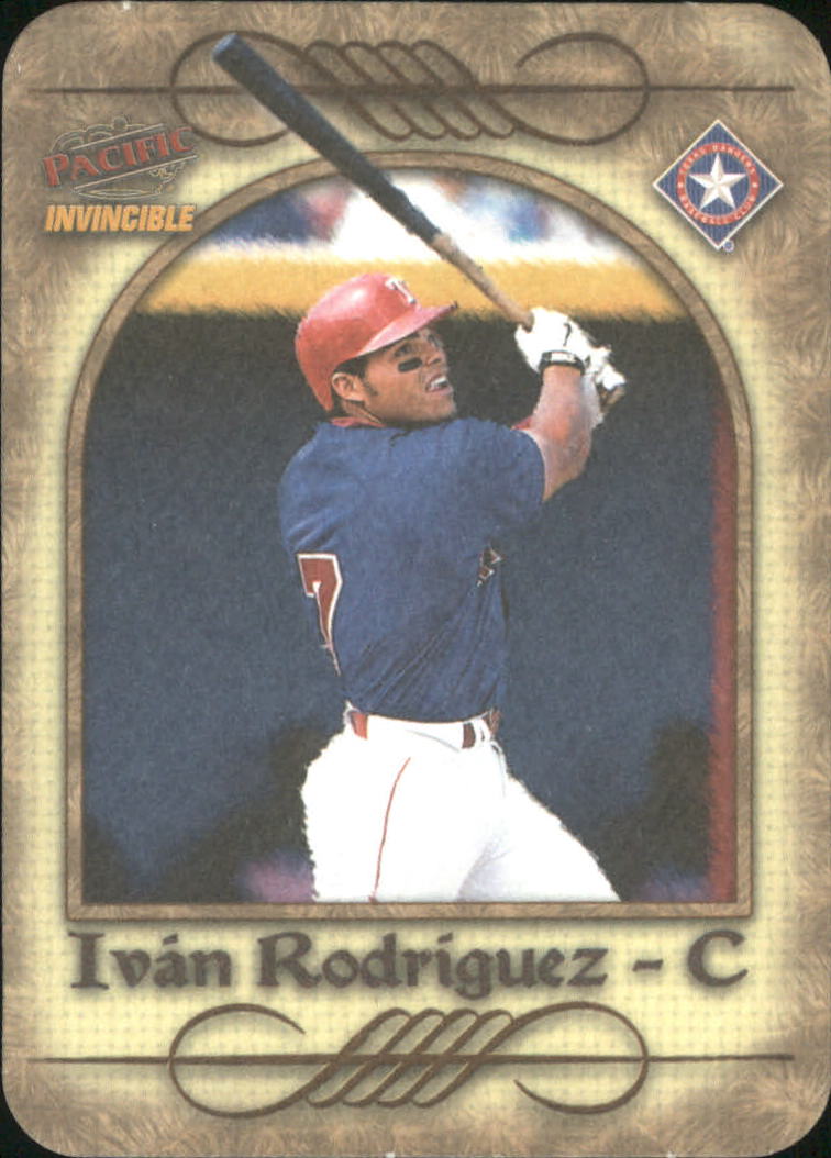 1998 Pacific Invincible Photoengravings #16 Ivan Rodriguez