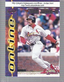 1998 Pacific Online #614 Brian Jordan