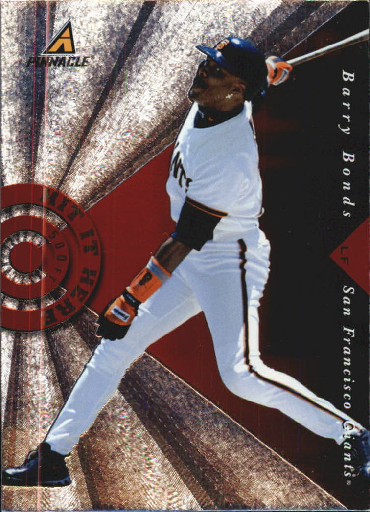 1998 Pinnacle Hit It Here #5 Barry Bonds