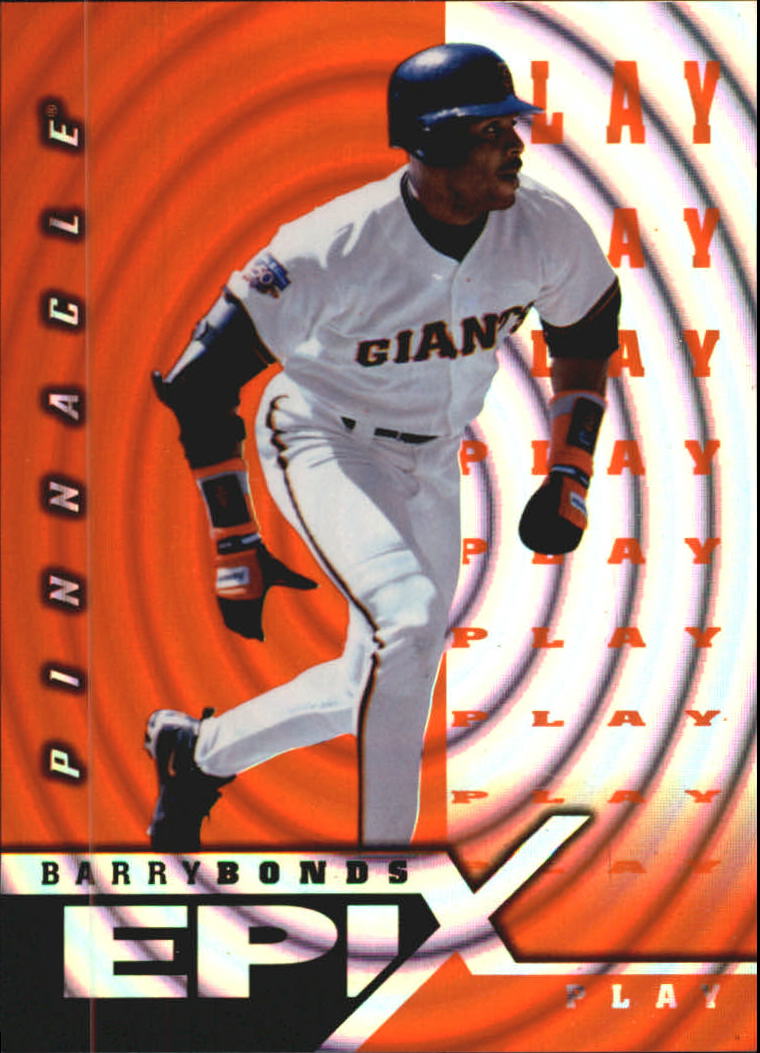 1998 Pinnacle Epix Play Orange #E22 Barry Bonds