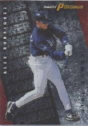 1998 Pinnacle Performers Power Trip #2 Alex Rodriguez