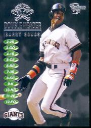 1998 SkyBox Dugout Axcess Double Header #DH3 Barry Bonds