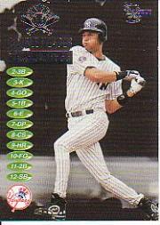 1998 SkyBox Dugout Axcess Double Header #DH4 Derek Jeter