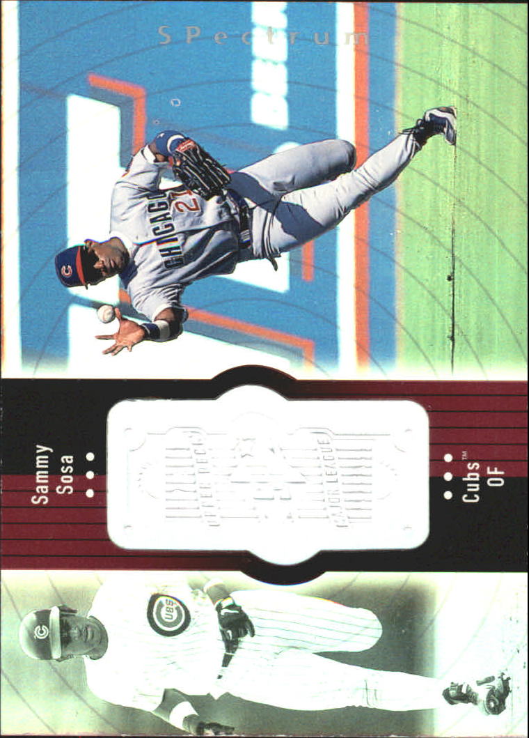 1998 SPx Finite Spectrum #70 Sammy Sosa