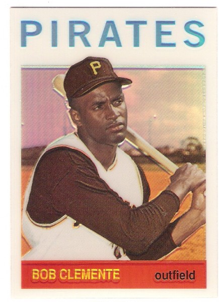 1998 Topps Clemente Finest Refractors #10 Roberto Clemente 1964