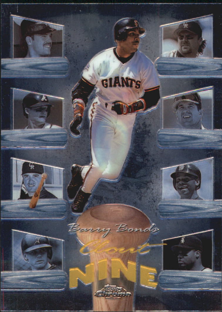 1998 Topps Chrome Clout Nine #C7 Barry Bonds