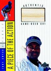 1998 Upper Deck A Piece of the Action 1 #9 Gary Sheffield Bat