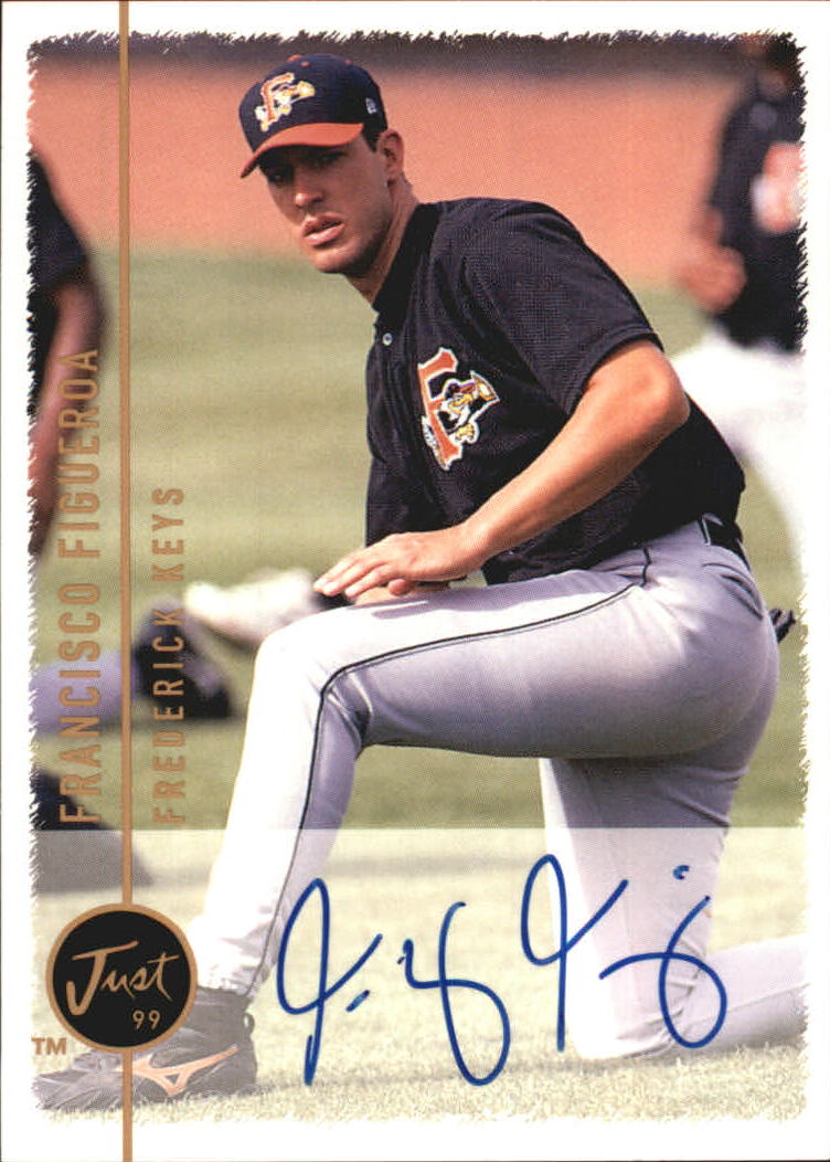 1999 Just Autographs #41 Franky Figueroa PV