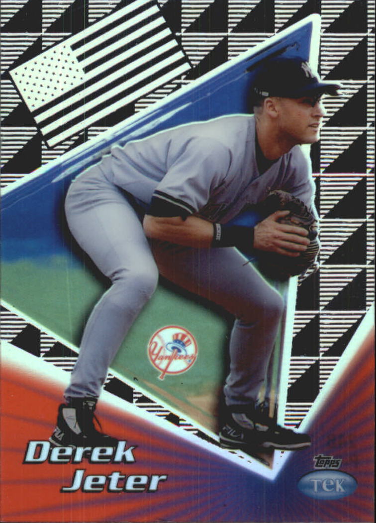 1999 Topps Tek Pattern 1 #24B Derek Jeter Away