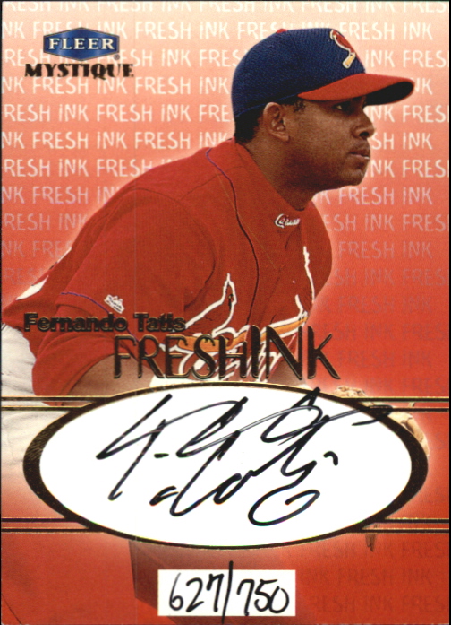 1999 Fleer Mystique Fresh Ink #24 Fernando Tatis/750
