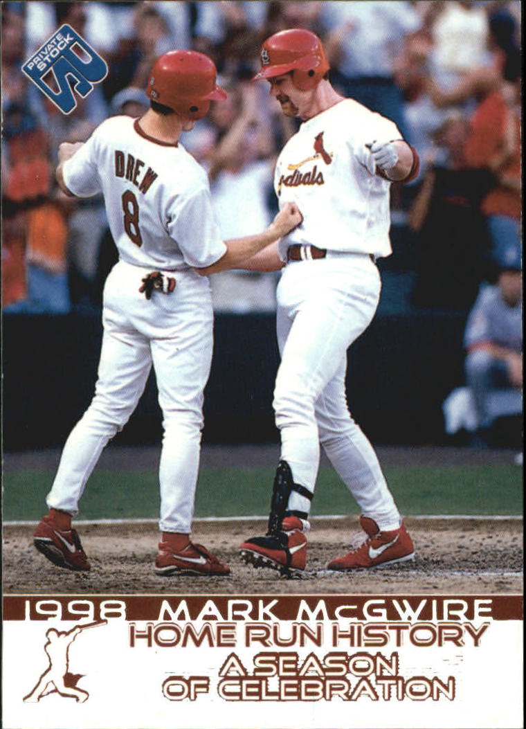 1999 Private Stock Home Run History #17 M.McGwire w/J.D.Drew