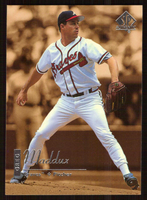 1999 SP Authentic #8 Greg Maddux