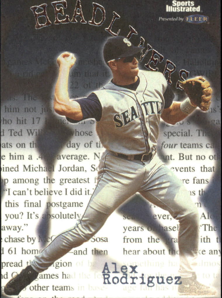1999 Sports Illustrated Headliners #13 Alex Rodriguez