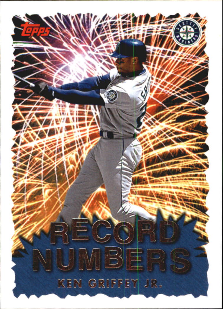 1999 Topps Record Numbers #RN4 Ken Griffey Jr.