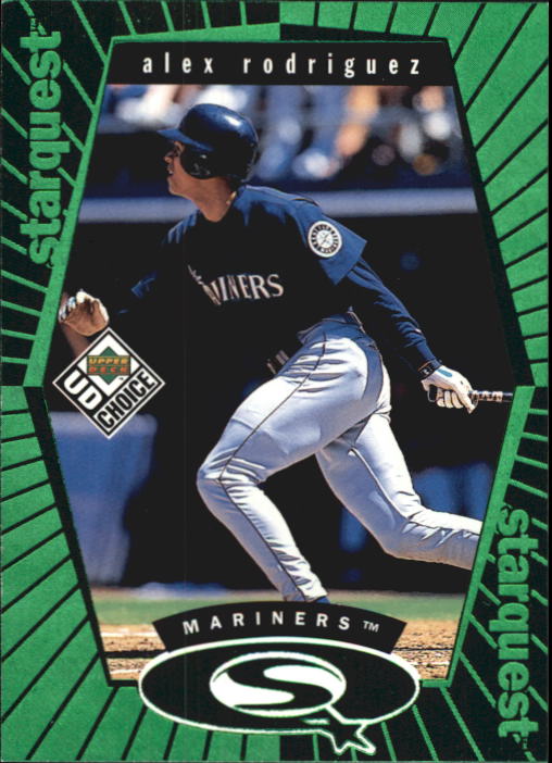 1999 UD Choice StarQuest Green #3 Alex Rodriguez