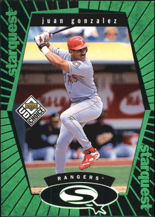 1999 UD Choice StarQuest Green #9 Juan Gonzalez