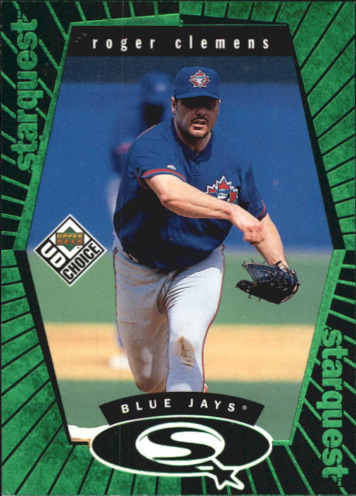 1999 UD Choice StarQuest Green #13 Roger Clemens
