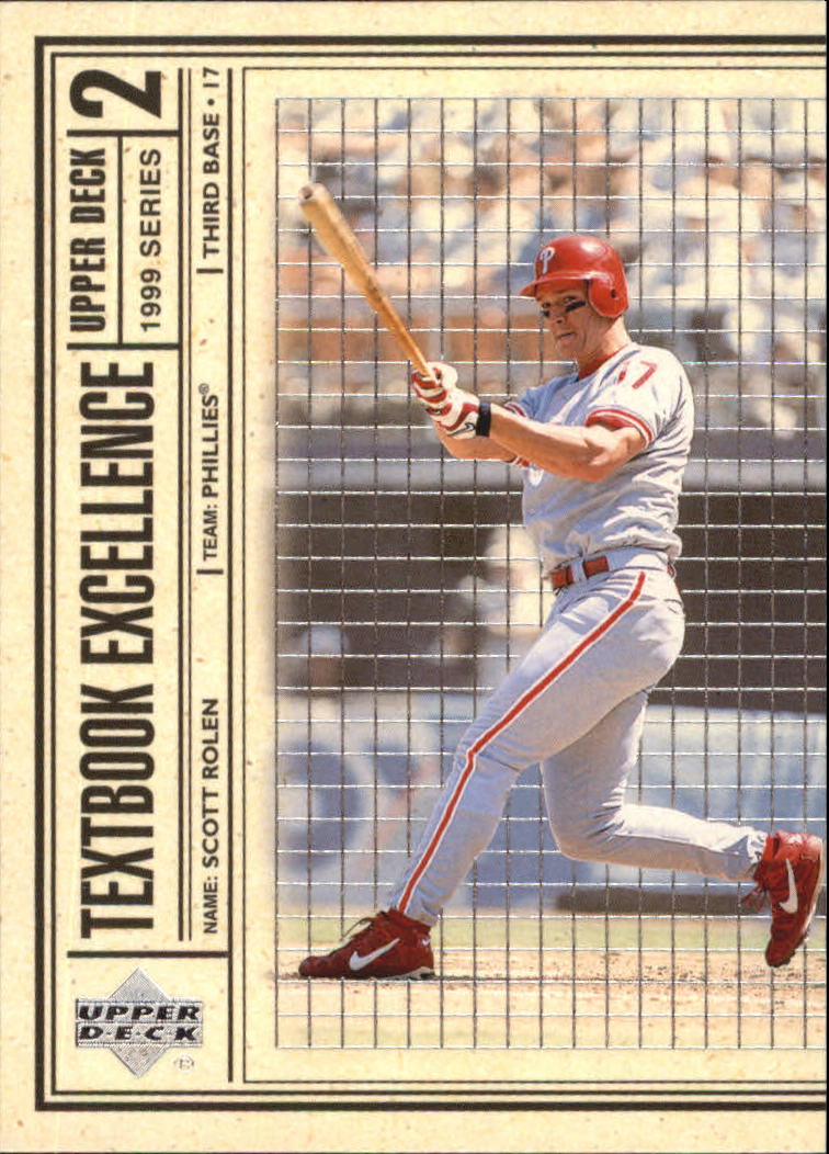 1999 Upper Deck Textbook Excellence #T20 Scott Rolen