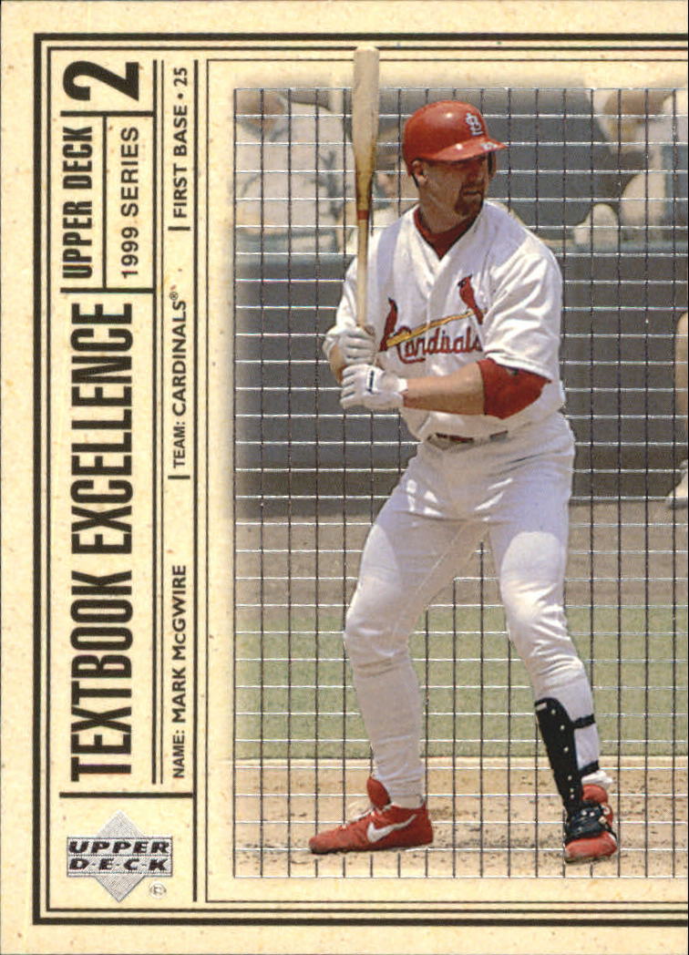 1999 Upper Deck Textbook Excellence #T21 Mark McGwire