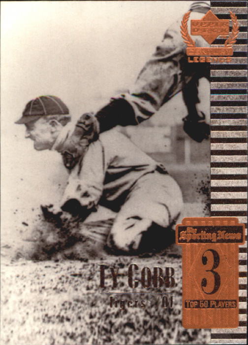 1999 Upper Deck Century Legends #3 Ty Cobb