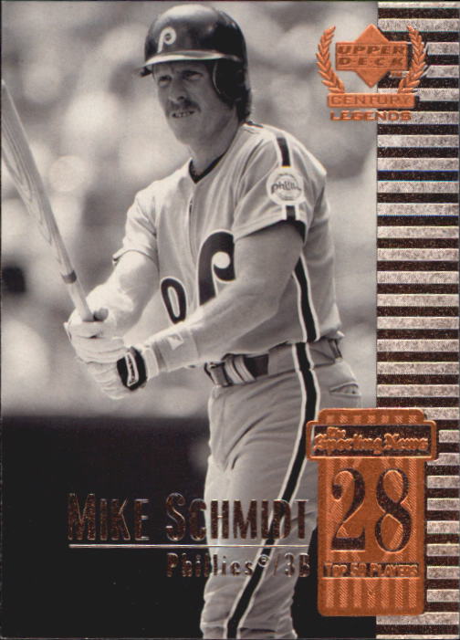 1999 Upper Deck Century Legends #28 Mike Schmidt