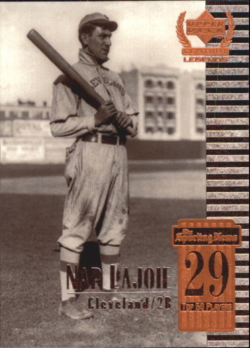1999 Upper Deck Century Legends #29 Napoleon Lajoie