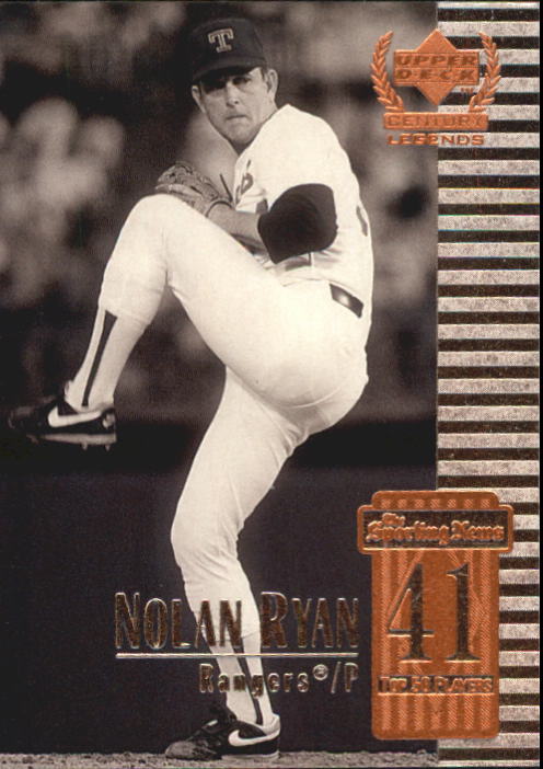 1999 Upper Deck Century Legends #41 Nolan Ryan