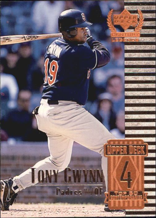 1999 Upper Deck Century Legends #54 Tony Gwynn