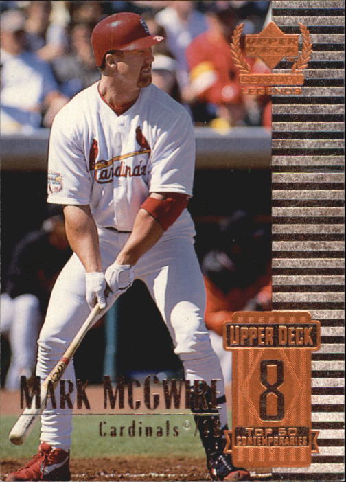 1999 Upper Deck Century Legends #58 Mark McGwire