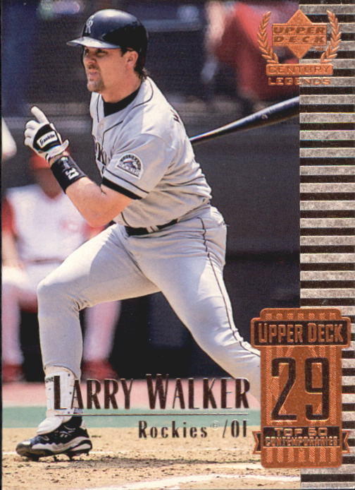 1999 Upper Deck Century Legends #79 Larry Walker