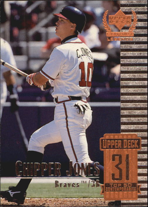 1999 Upper Deck Century Legends #81 Chipper Jones