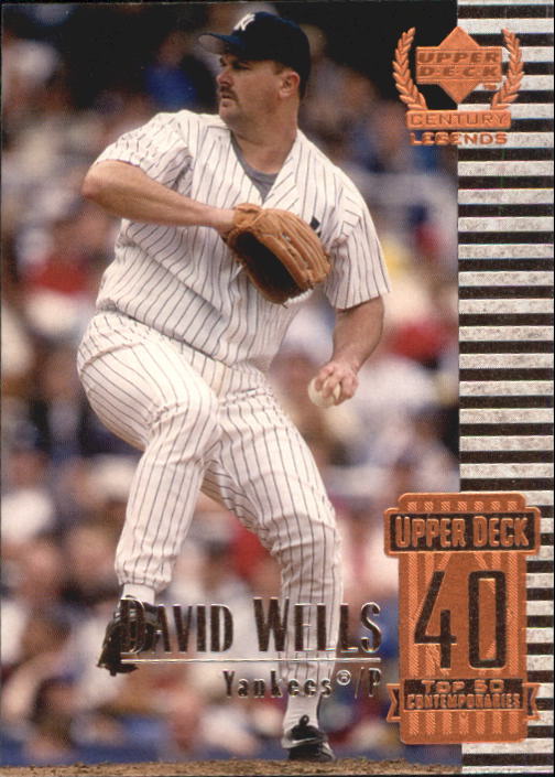 1999 Upper Deck Century Legends #90 David Wells
