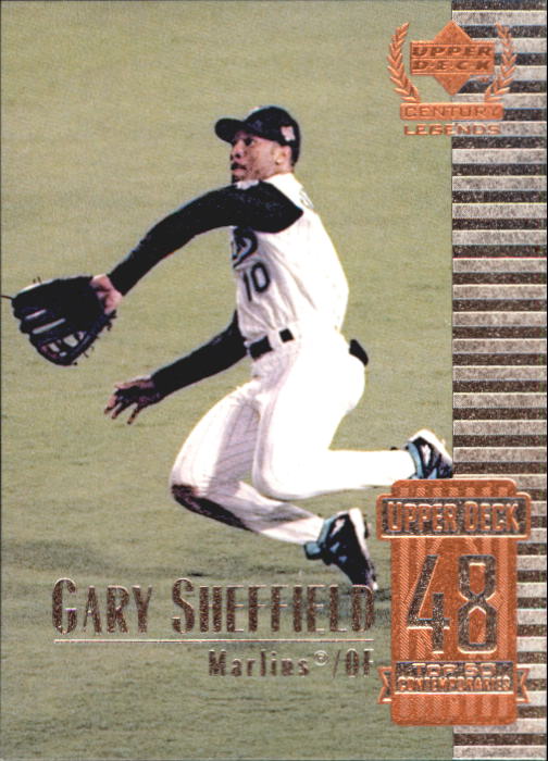 1999 Upper Deck Century Legends #98 Gary Sheffield