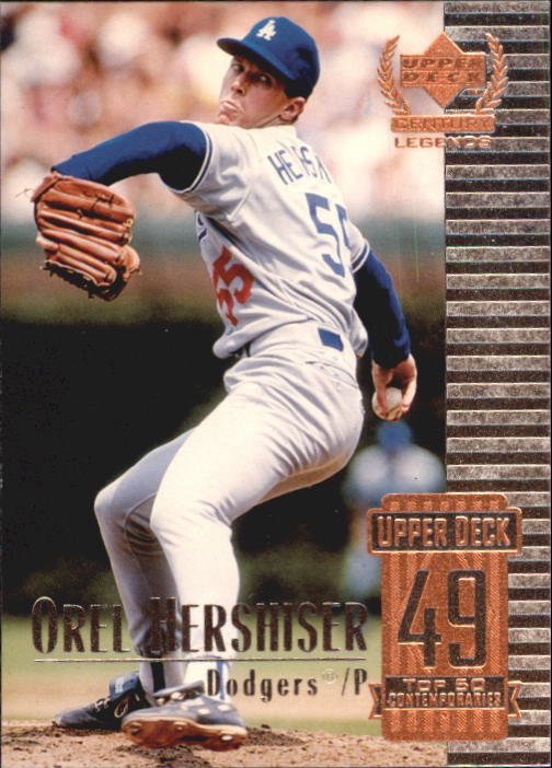 1999 Upper Deck Century Legends #99 Orel Hershiser