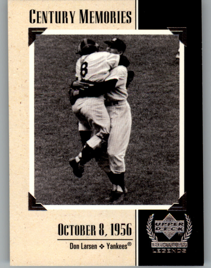 1999 Upper Deck Century Legends #131 Don Larsen MEM