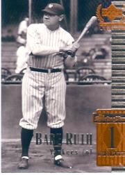 1999 Upper Deck Century Legends #S1 Babe Ruth Sample