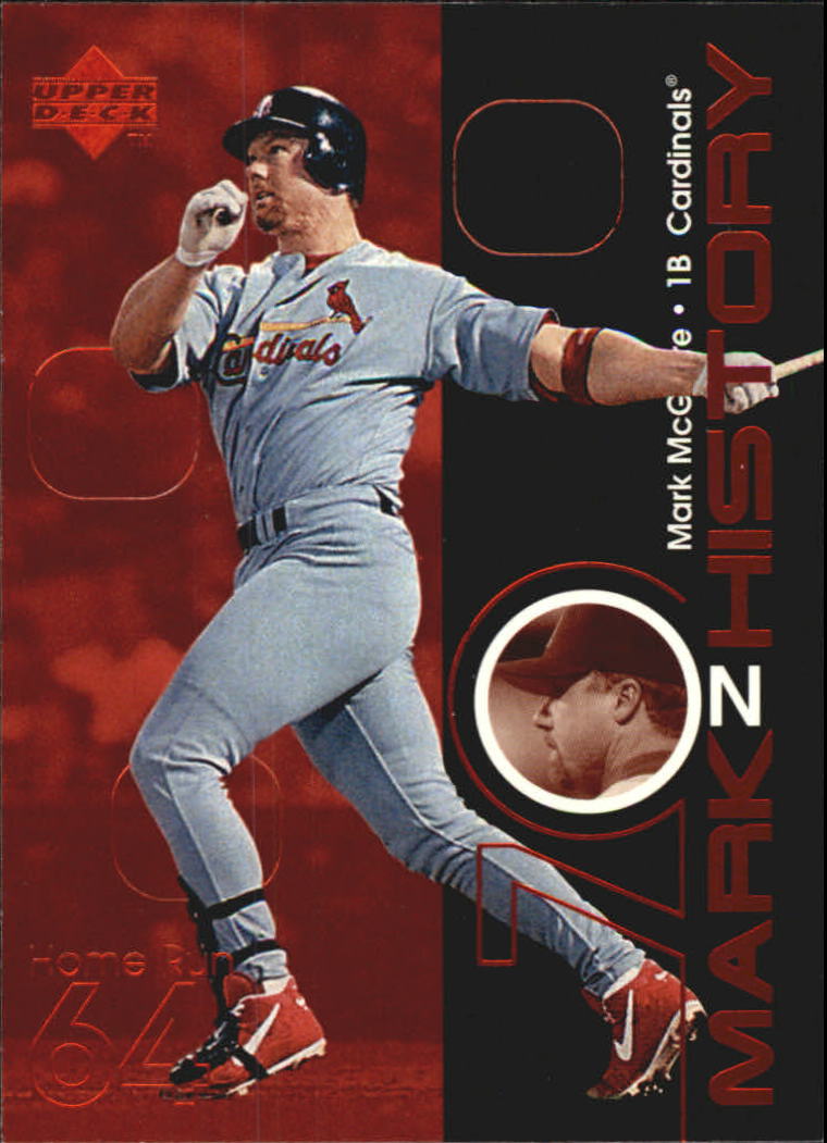 1999 Upper Deck Challengers for 70 Mark on History #M19 Mark McGwire 64