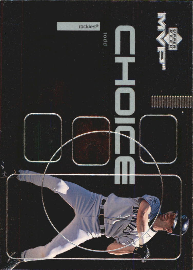 1999 Upper Deck MVP Scout's Choice #SC10 Todd Helton
