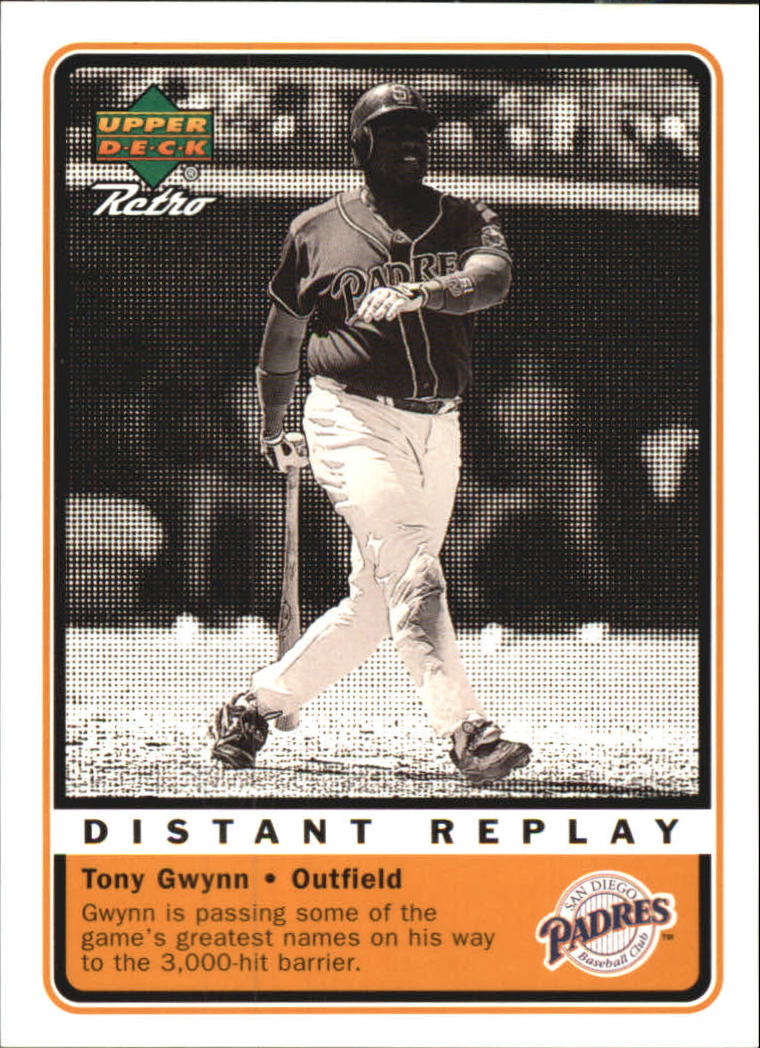 1999 Upper Deck Retro Distant Replay #D12 Tony Gwynn