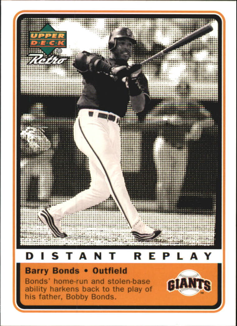 1999 Upper Deck Retro Distant Replay #D13 Barry Bonds