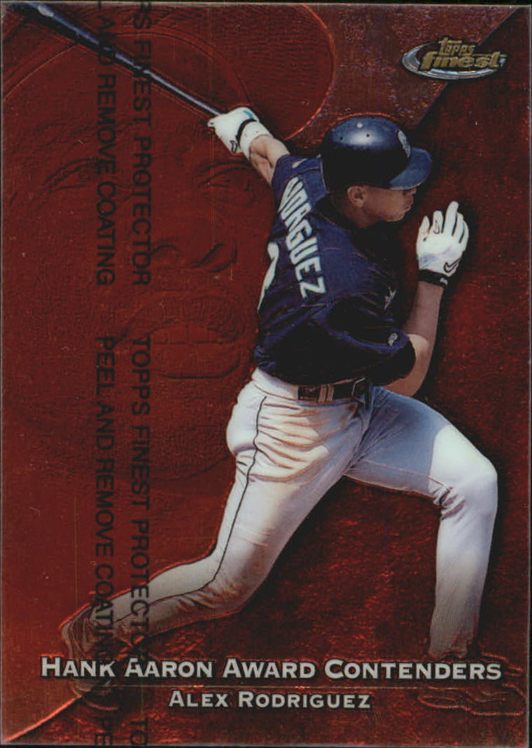 1999 Finest Aaron Award Contenders #HA7 Alex Rodriguez