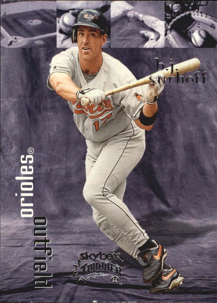 1999 SkyBox Thunder #16 B.J. Surhoff