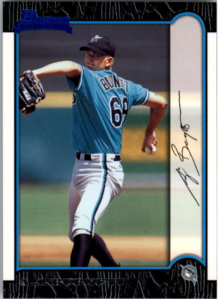 1999 Bowman #323 A.J. Burnett RC