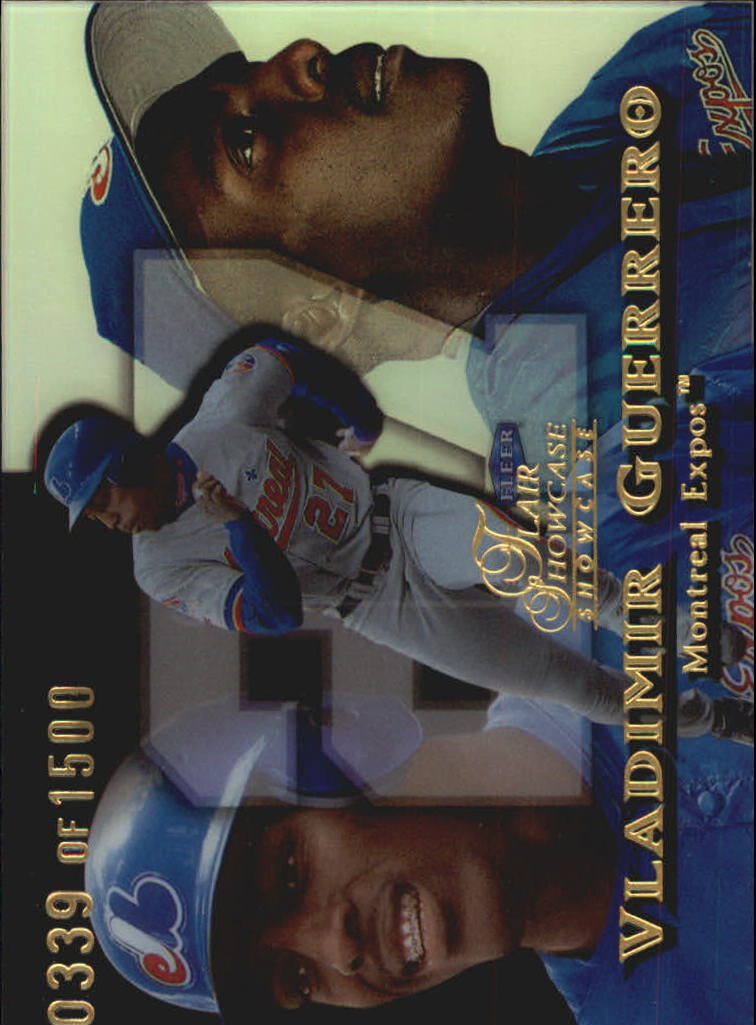 1999 Flair Showcase Row 1 #27 Vladimir Guerrero