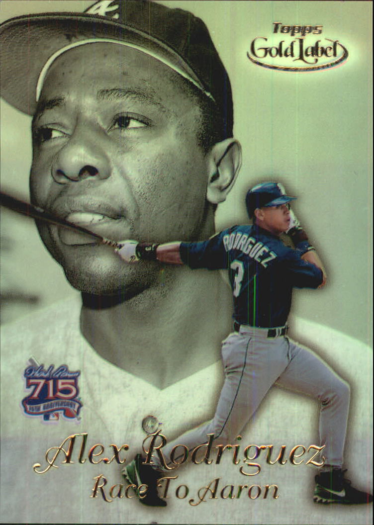 1999 Topps Gold Label Race to Aaron #RA8 Alex Rodriguez