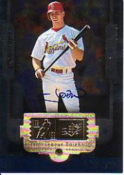 1999 SPx #119 J.D. Drew SP AU