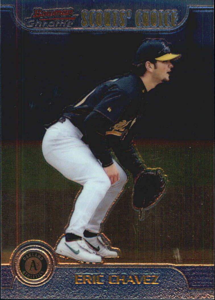 1999 Bowman Chrome Scout's Choice #SC5 Eric Chavez