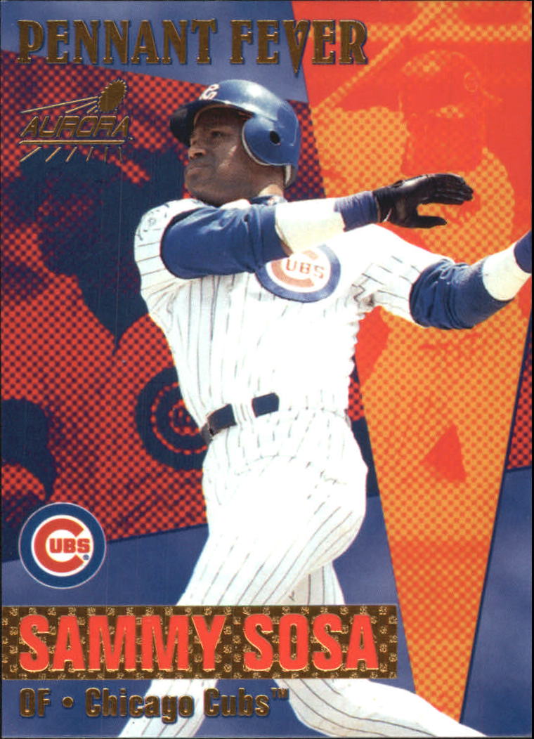1999 Aurora Pennant Fever #5 Sammy Sosa